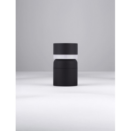 Słupek ogrodowy LED Raip - nowoczesny design, 25cm, czarny mat
