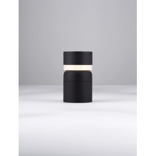 Słupek ogrodowy LED Raip - nowoczesny design, 25cm, czarny mat