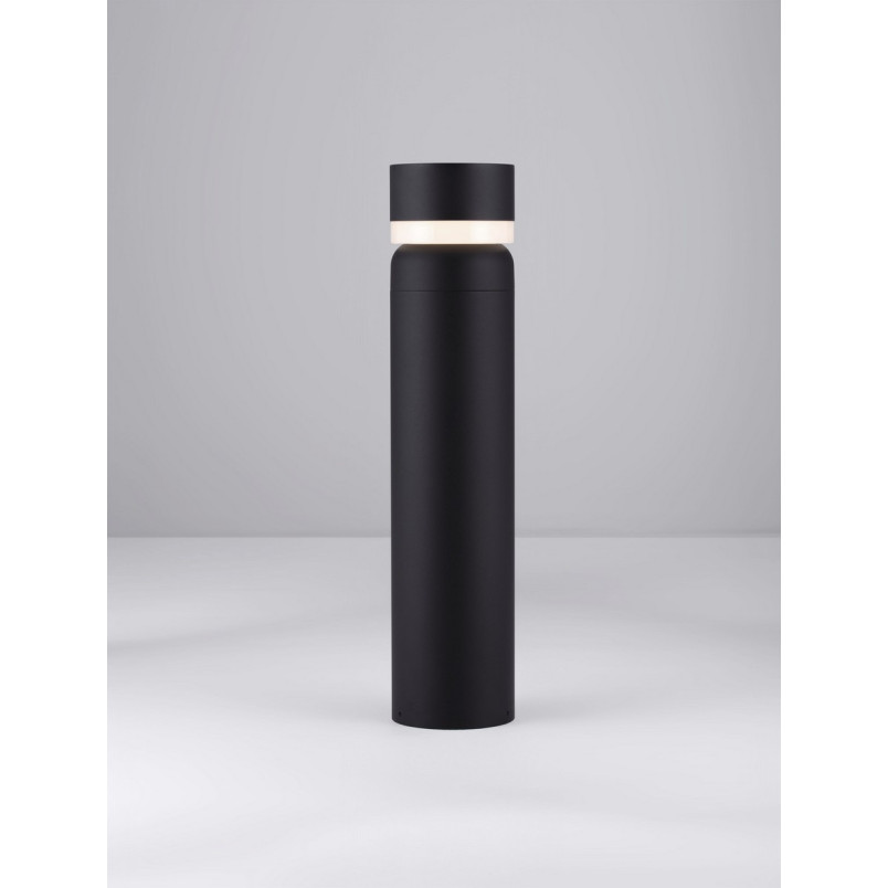 Słupek ogrodowy LED Raip - Nowoczesny design, 65cm, Czarny Mat