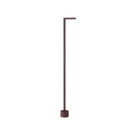 Słupek ogrodowy Piper LED - nowoczesny design, rdzawy (corten)