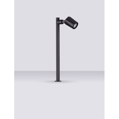 Słupek ogrodowy Pispy 50cm - Regulowany, Czarny | Decolab24