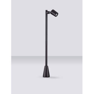 Słupek Ogrodowy Regulowany Pispy 1000cm Czarny | Decolab24