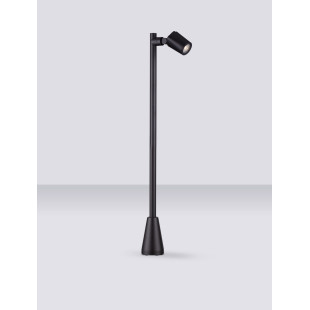 Słupek Ogrodowy Regulowany Pispy 1000cm Czarny | Decolab24