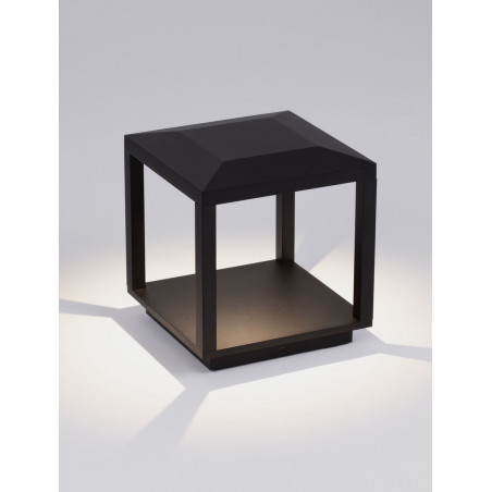 Lampa Virpe LED - Stojąca, Czarna, 26cm | Decolab24
