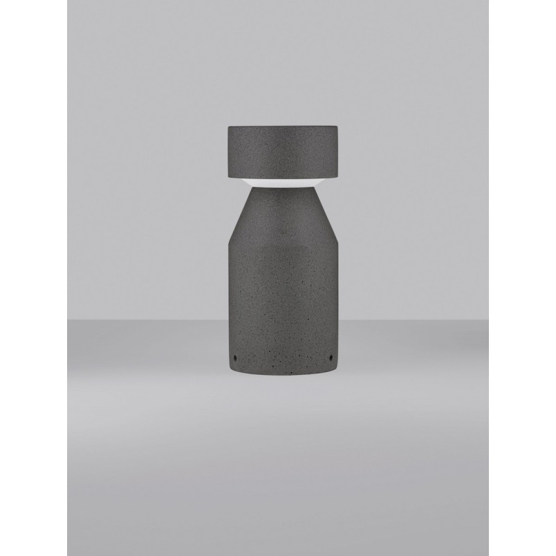 Słupek ogrodowy Lupa LED - Decolab24 | 3000K, Beton, Czarny