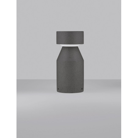 Słupek ogrodowy Lupa LED - Decolab24 | 3000K, Beton, Czarny