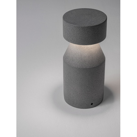 Słupek ogrodowy Lupa LED - Decolab24 | 3000K, Beton, Czarny