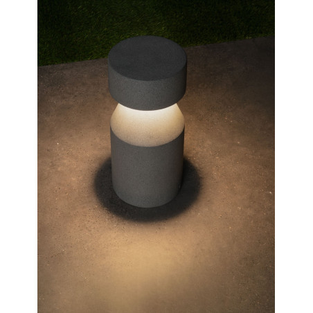 Słupek ogrodowy Lupa LED - Decolab24 | 3000K, Beton, Czarny
