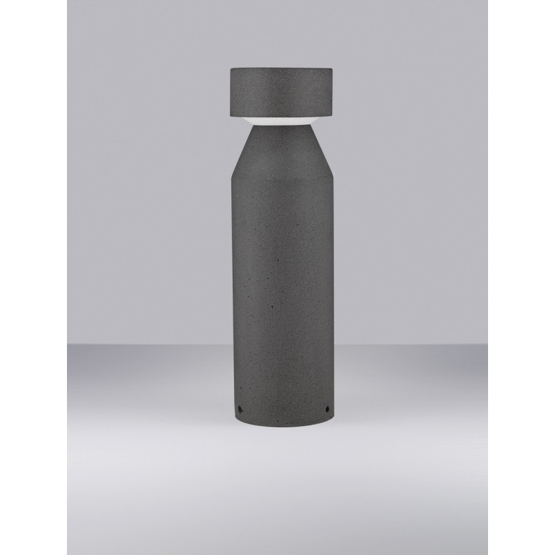 Słupek ogrodowy betonowy Lupa LED | Decolab24 - 3000K
