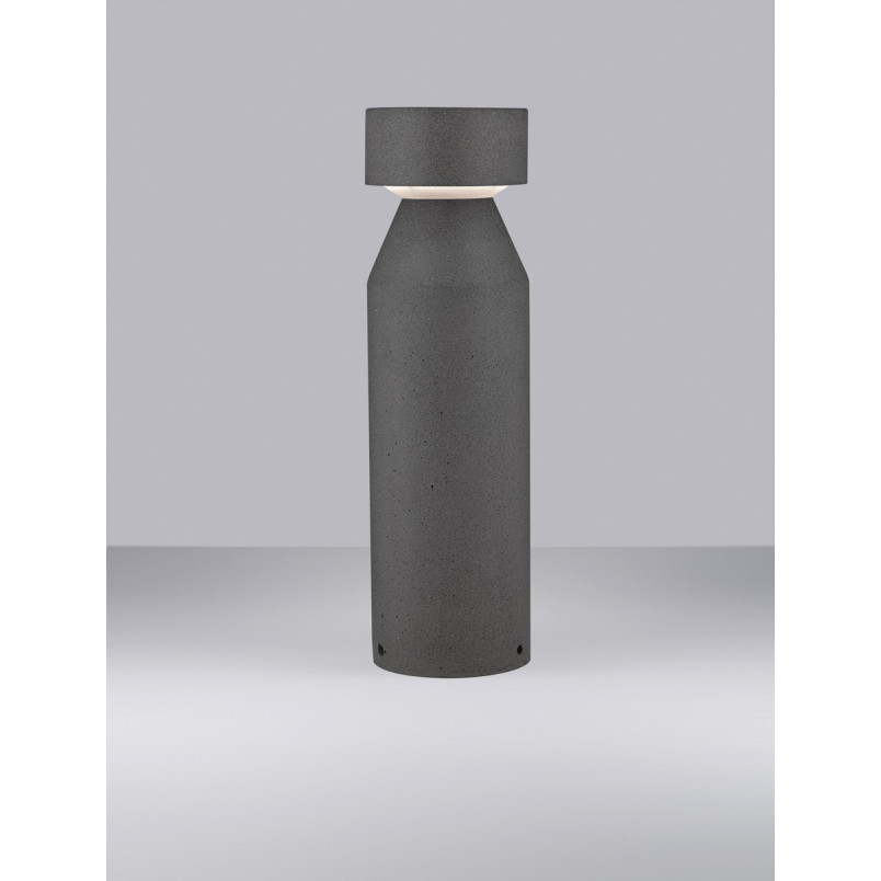 Słupek ogrodowy betonowy Lupa LED | Decolab24 - 3000K