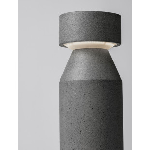 Słupek ogrodowy betonowy Lupa LED | Decolab24 - 3000K
