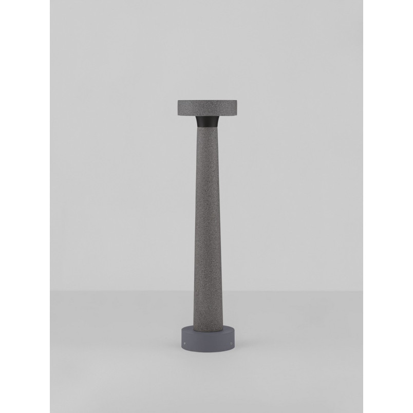 Lampa zewnętrzna Mirac LED - Betonowa, szara - Decolab24