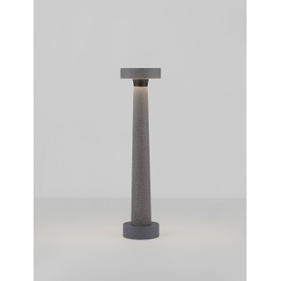Lampa zewnętrzna Mirac LED - Betonowa, szara - Decolab24
