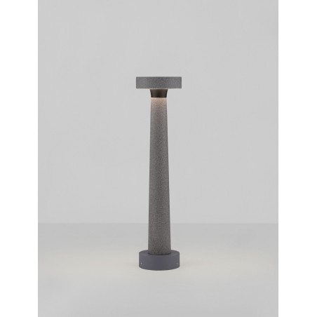 Lampa zewnętrzna Mirac LED - Betonowa, szara - Decolab24