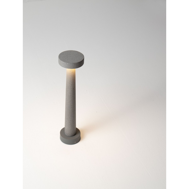 Lampa zewnętrzna Mirac LED - Betonowa, szara - Decolab24