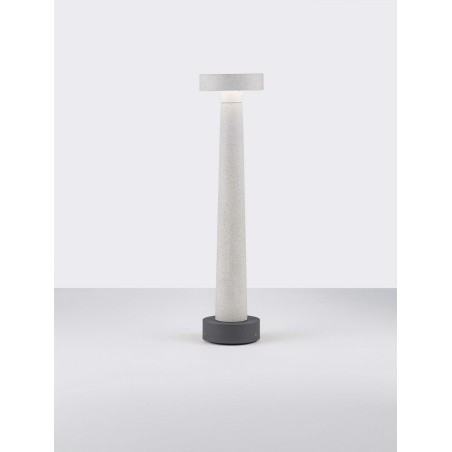 Lampa zewnętrzna betonowa Mirac LED - Decolab24 | Biała, 50cm