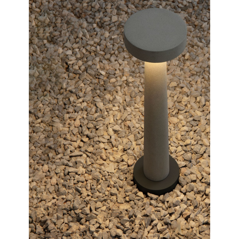 Lampa zewnętrzna betonowa Mirac LED - Decolab24 | Biała, 50cm