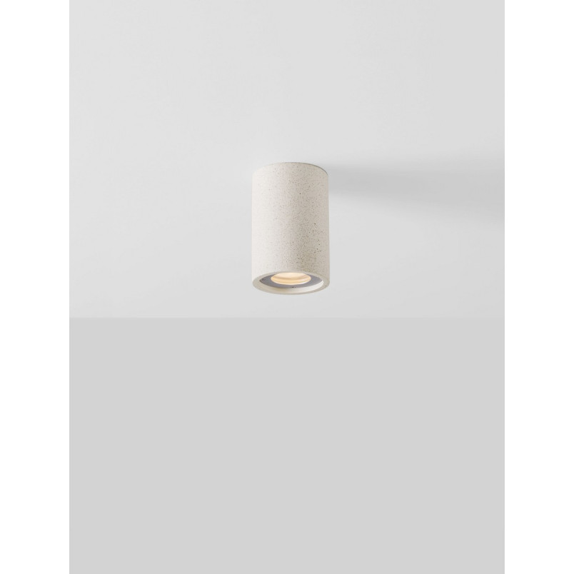 Lampa zewnętrzna Pirap - beton, biało-szara | Decolab24