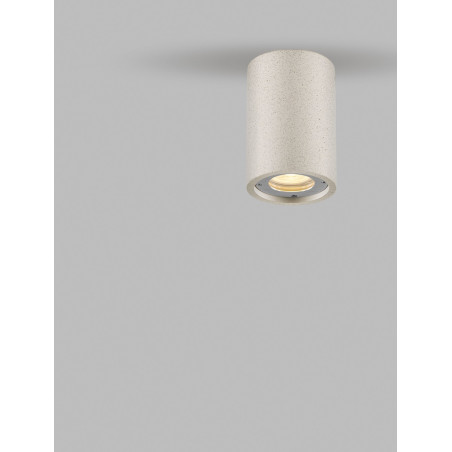 Lampa zewnętrzna Pirap - beton, biało-szara | Decolab24