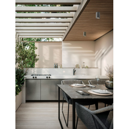 Lampa zewnętrzna Pirap: Solidny beton, nowoczesny design | Decolab24