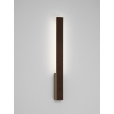 Kinkiet ogrodowy pionowy Sipsos LED - Decolab24 | Rdzawy, IP65