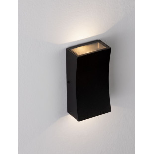 Lampa elewacyjna LED Bixo - czarna, oświetlenie góra/dół | Decolab24