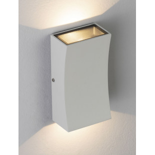 Lampa elewacyjna LED Bixo - biała, oświetlenie góra/dół | Decolab24