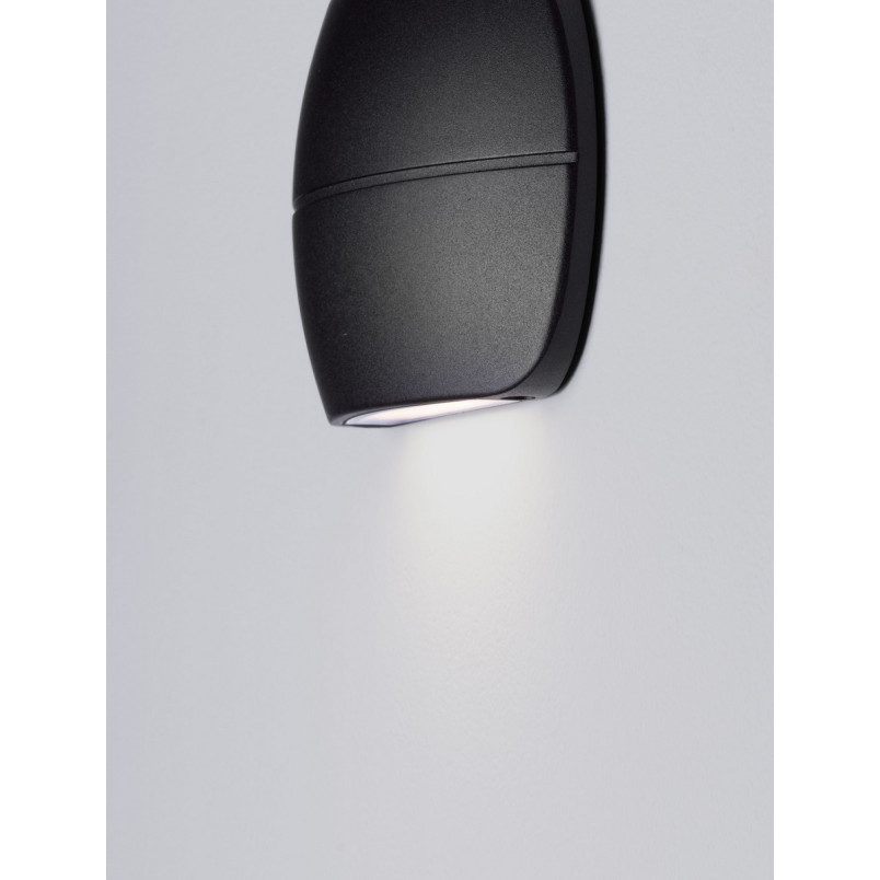 Kinkiet zewnętrzny Tapir LED - czarny mat | Decolab24