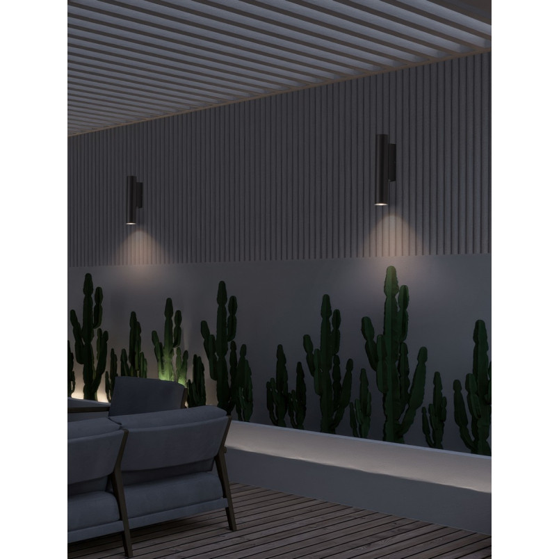 Kinkiet elewacyjny tuba Ritonip LED antracyt - Decolab24