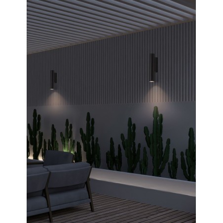 Kinkiet elewacyjny tuba Ritonip LED antracyt | Decolab24