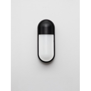 Kinkiet zewnętrzny LED antracyt - Decolab24 - Owalny, IP65