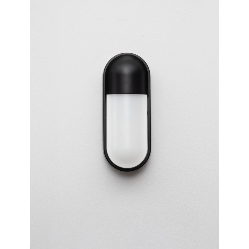 Kinkiet zewnętrzny LED antracyt - Decolab24 - Owalny, IP65