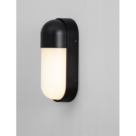 Kinkiet zewnętrzny LED antracyt - Decolab24 - Owalny, IP65
