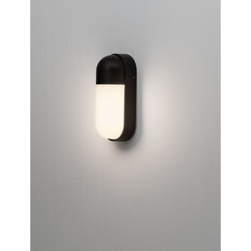 Kinkiet zewnętrzny LED antracyt - Decolab24 - Owalny, IP65