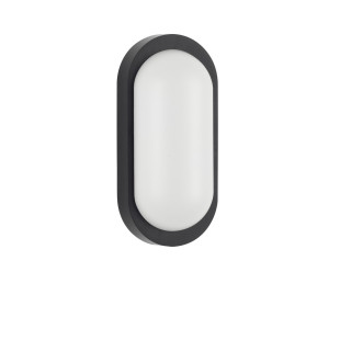 Lampa zewnętrzna Potilei LED - Owalna, Czarna | Decolab24