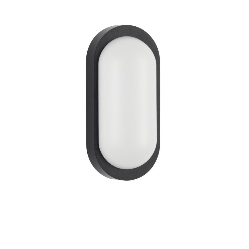 Lampa zewnętrzna Potilei LED - Owalna, Czarna | Decolab24