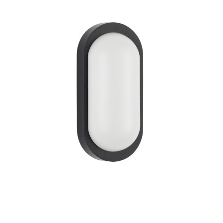 Lampa zewnętrzna Potilei LED - Owalna, Czarna | Decolab24