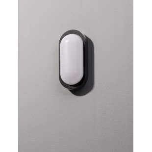 Lampa zewnętrzna Potilei LED - Owalna, Czarna | Decolab24