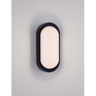 Lampa zewnętrzna Potilei LED - Owalna, Czarna | Decolab24