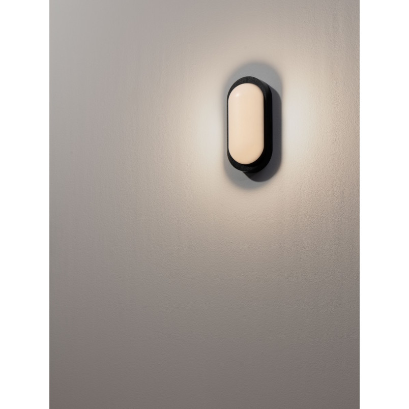 Lampa zewnętrzna Potilei LED - Owalna, Czarna | Decolab24