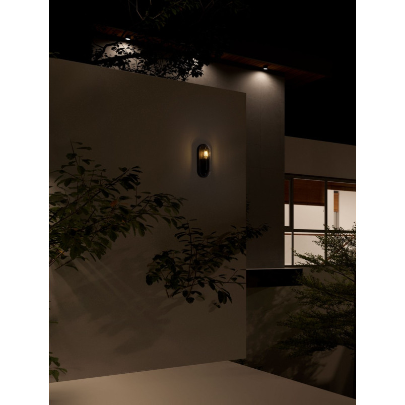 Kinkiet ogrodowy loft Malip | Antracyt, Metal, IP65 | Decolab24