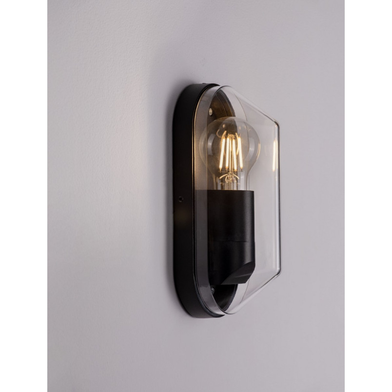 Kinkiet ogrodowy loft Malip | Antracyt, Metal, IP65 | Decolab24