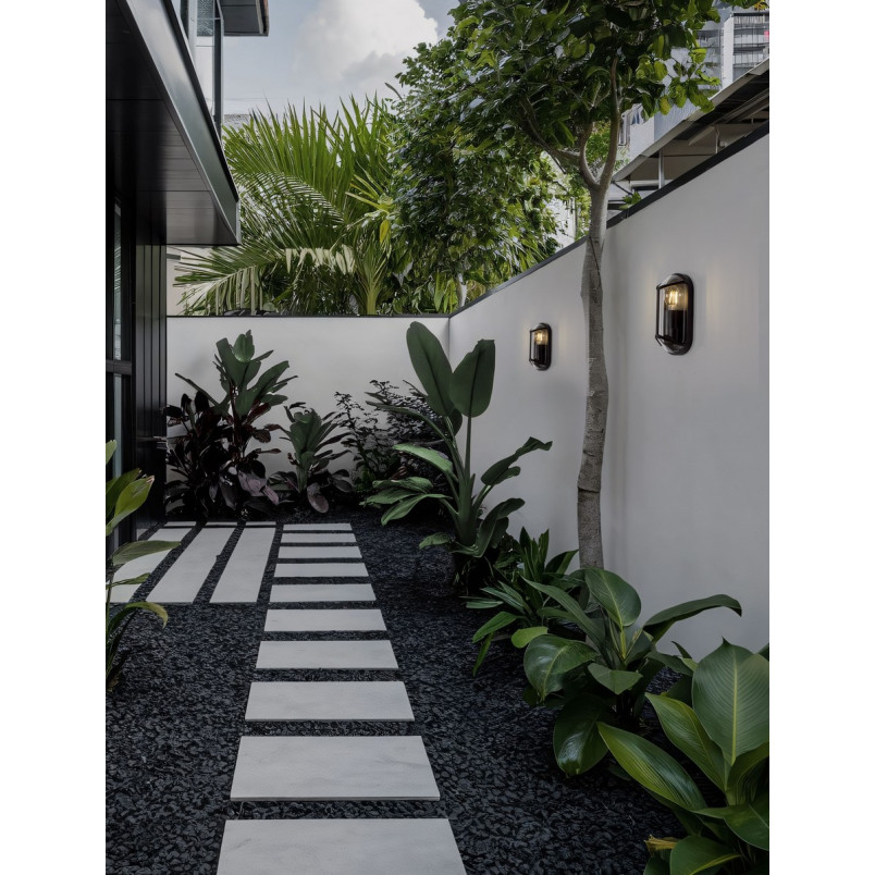 Kinkiet ogrodowy Malip II - Loft, antracyt, IP65 | Decolab24