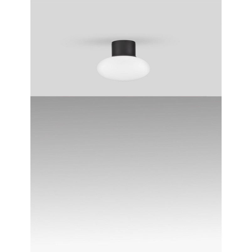 Plafon LED zewnętrzny Lipai - Szkło, IP65, 3000K | Decolab24
