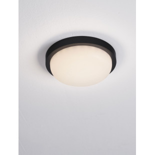 Plafon zewnętrzny LED Eorip - czarny, 23,5cm | Decolab24