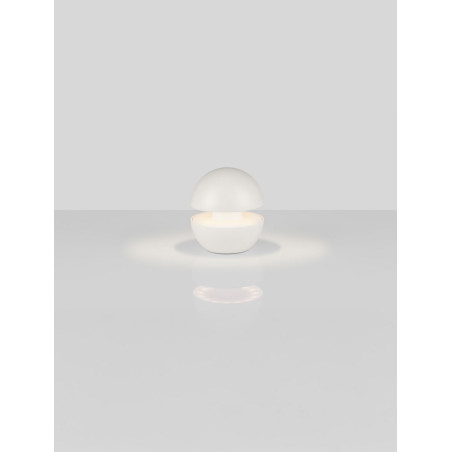 Lampa zewnętrzna LED Kula - Ściemniacz, Stolik, Biały Mat | Decolab24