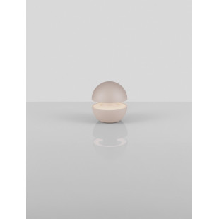 Lampa zewnętrzna LED kula: Stolik, ściemniacz, piaskowa | Decolab24