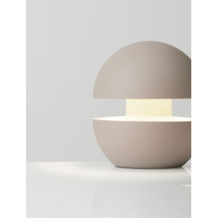 Lampa zewnętrzna LED kula: Stolik, ściemniacz, piaskowa | Decolab24