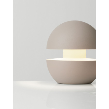 Lampa zewnętrzna LED kula: Stolik, ściemniacz, piaskowa | Decolab24