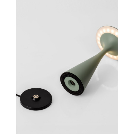 Lampa zewnętrzna Girip LED - zielona, bezprzewodowa | Decolab24